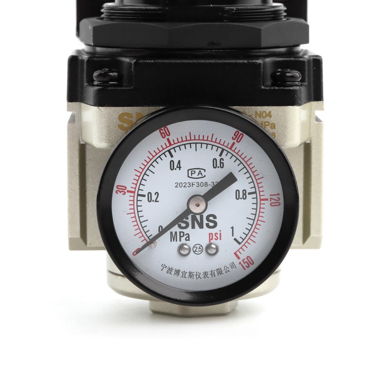 SNS AR4000-N04 Female Thread 1/2 NPT Air Pressure Regulator 0-150 PSI Adjustable,Bracket,Gauge - Image 5